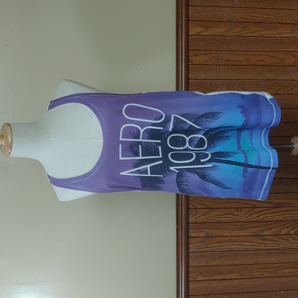 Aeropostale Aero 1987 Vintage Tank Top L